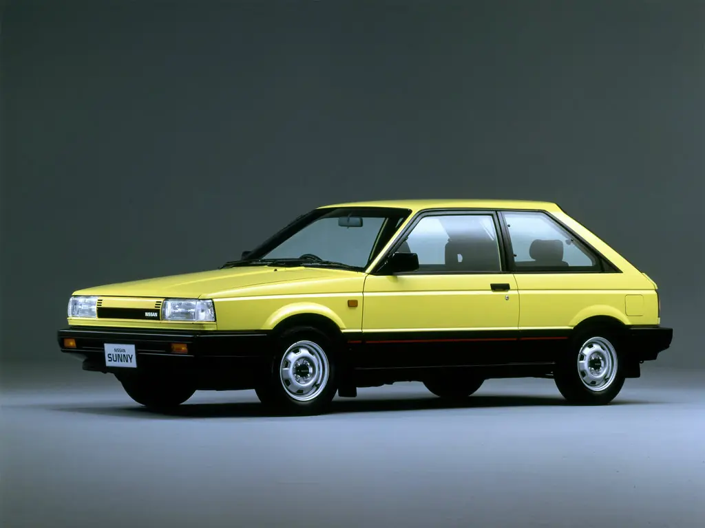 Nissan Sunny (B12, EB12, HB12) 6 поколение, хэтчбек 3 дв. (09.1985 - 08.1987)